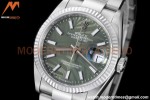 Rolex - Datejust 126234 36mm Oys Flt 904L SS/SS P-Green/Stk VSF VS3235