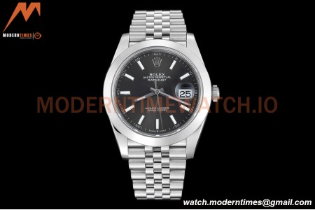 Rolex - Datejust 126300 41mm Jub Smt 904L SS/SS Grey/Stk VSF VS3235