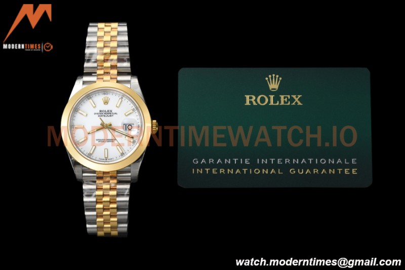 Rolex - Datejust 126303 41mm Jub Smt 904L YG/SS Wht/Stk VSF VS3235
