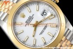 Rolex - Datejust 126303 41mm Jub Smt 904L YG/SS Wht/Stk VSF VS3235