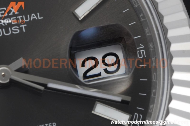 Rolex - Datejust 126334 41mm Jub Flt 904L SS/SS Grey/Stk VSF VS3235