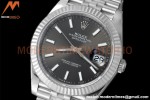 Rolex - Datejust 126334 41mm Jub Flt 904L SS/SS Grey/Stk VSF VS3235