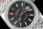 Rolex - Datejust 126334 41mm Jub Flt 904L SS/SS Grey/Stk VSF VS3235