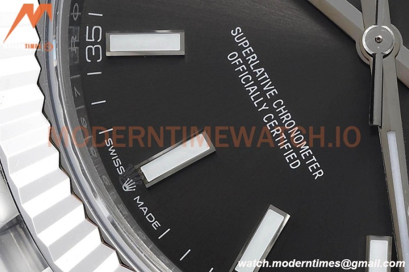 Rolex - Datejust 126334 41mm Jub Flt 904L SS/SS Grey/Stk VSF VS3235