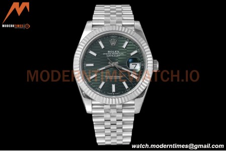 Rolex - Datejust 126334 41mm Jub Flt 904L SS/SS F-Grn/Stk VSF VS3235