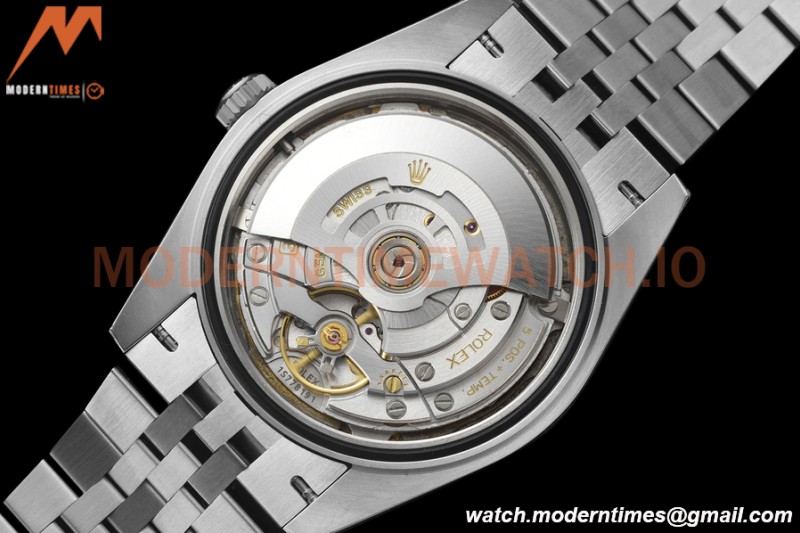 Rolex - Datejust 126300 41mm Jub Smt 904L SS/SS Blk/Stk VSF VS3235
