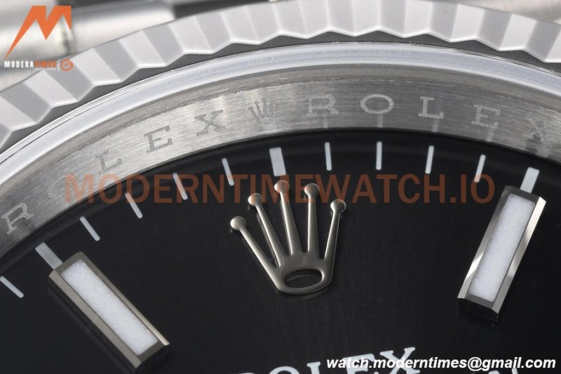 Rolex - Datejust 126234 36mm Jub Flt 904L SS/SS Black/Stk VSF VS3235
