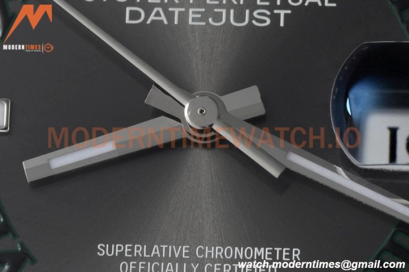 Rolex - Datejust 126234 36mm Wimbledon Jub Flt 904L SS/SS Grey/Rmn VSF VS3235