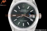 Rolex - Datejust 126234 36mm Jub Flt 904L SS/SS Grn/Stk VSF VS3235
