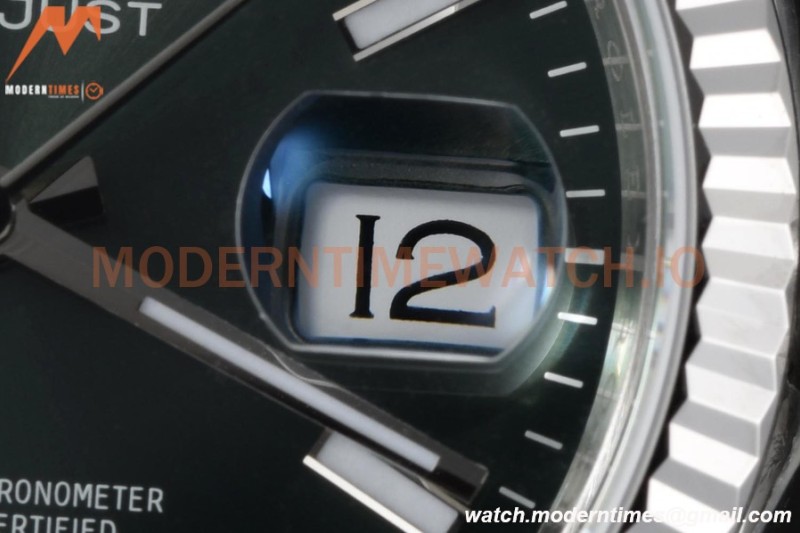 Rolex - Datejust 126234 36mm Jub Flt 904L SS/SS Grn/Stk VSF VS3235