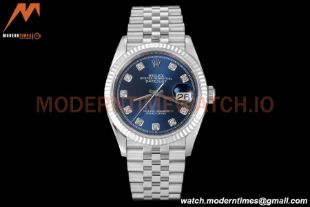 Rolex - Datejust 126234 36mm Jub Flt 904L SS/SS Blu/Dia VSF VS3235