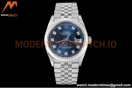 Rolex - Datejust 126234 36mm Jub Flt 904L SS/SS Blu/Dia VSF VS3235