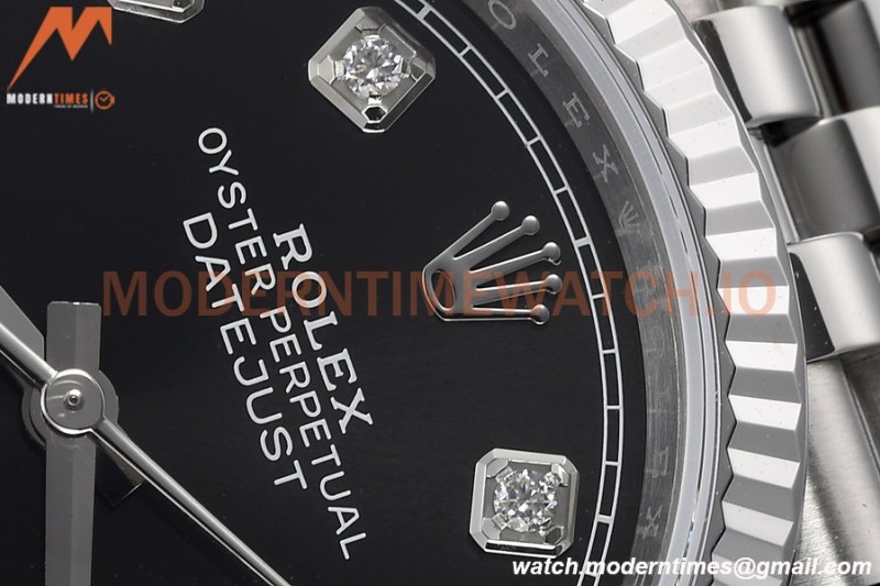 Rolex - Datejust 126234 36mm Jub Flt 904L SS/SS Blk/Dia VSF VS3235