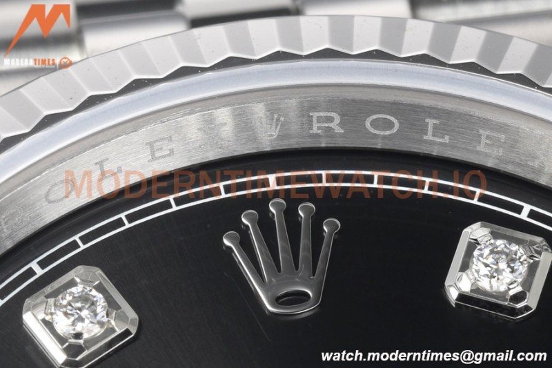 Rolex - Datejust 126234 36mm Jub Flt 904L SS/SS Blk/Dia VSF VS3235