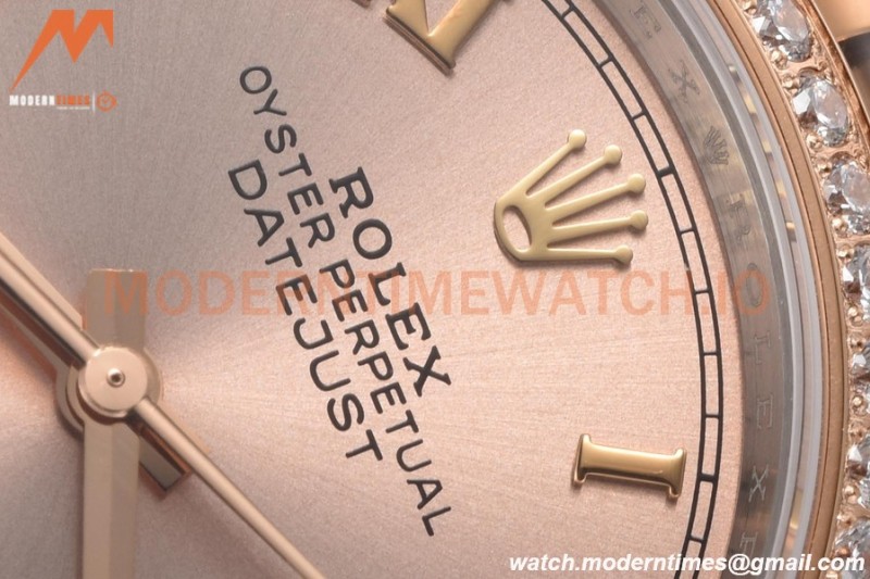 Rolex - Datejust 126281 36mm Jub Diamond 904L RG/Dia RG/Rmn VSF VS3235
