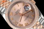 Rolex - Datejust 126281 36mm Jub Diamond 904L RG/Dia RG/Rmn VSF VS3235