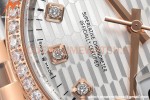 Rolex - Datejust 126281 36mm Jub Diamond 904L RG/Dia F-Silv/Dia VSF VS3235