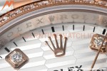 Rolex - Datejust 126281 36mm Jub Diamond 904L RG/Dia F-Silv/Dia VSF VS3235