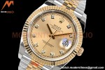 Rolex - DJ2 41mm 126333 Jub Flt Gold Wrapped 904L YG/SS Gold/Dia EWF A3235