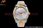 Rolex - DJ2 41mm 126333 Jub Flt Gold Wrapped 904L YG/SS Silv/Stk EWF A3235