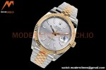 Rolex - DJ2 41mm 126333 Jub Flt Gold Wrapped 904L YG/SS Silv/Stk EWF A3235