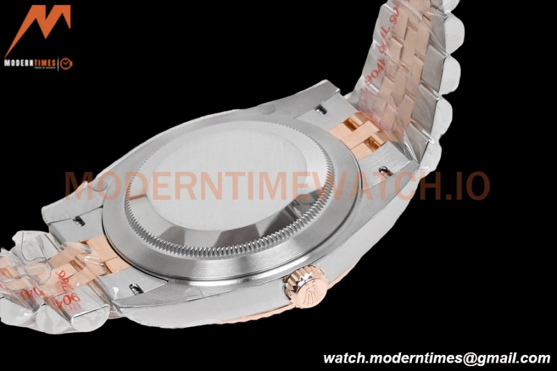 Rolex - DJ2 41mm 126331 Jub Flt RG Wrapped 904L YG/SS F-Silv/Stk EWF A3235