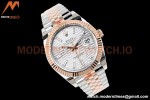 Rolex - DJ2 41mm 126331 Jub Flt RG Wrapped 904L YG/SS F-Silv/Stk EWF A3235
