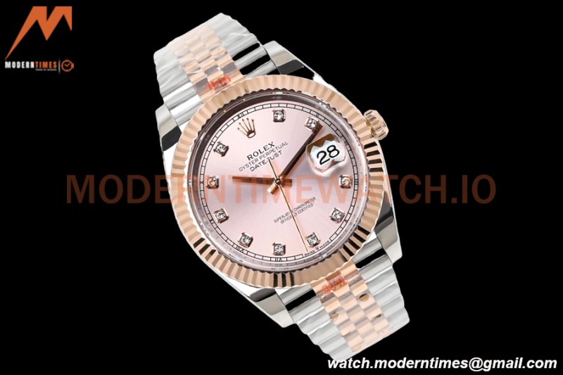 Rolex - DJ2 41mm 126331 Jub Flt RG Wrapped 904L RG/SS RG/Dia EWF A3235