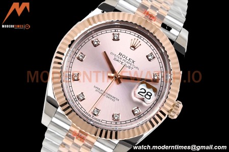 Rolex - DJ2 41mm 126331 Jub Flt RG Wrapped 904L RG/SS RG/Dia EWF A3235