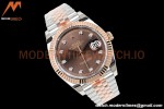 Rolex - DJ2 41mm 126331 Jub Flt RG Wrapped 904L RG/SS Choco/Dia EWF A3235