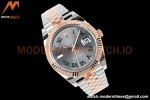 Rolex - DJ2 41mm 126331 Jub Flt Gold Wrapped 904L RG/SS Wimbledon Grey/Rmn EWF A3235