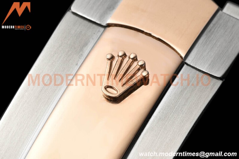 Rolex - Datejust 126331 41mm Jub Flt RG/SS Brown/Stk GDF MY8215