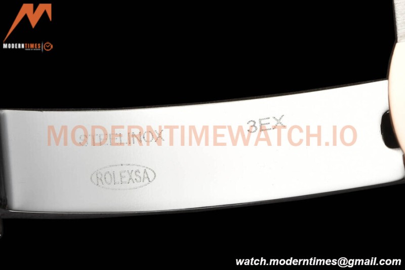 Rolex - Datejust 126331 41mm Jub Flt RG/SS Brown/Stk GDF MY8215