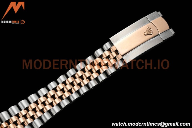Rolex - Datejust 126331 41mm Jub Flt RG/SS Brown/Stk GDF MY8215