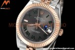 Rolex - Datejust 126331 Wimbledon 41mm Jub Flt RG/SS Grey/Rmn GDF MY8215