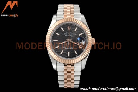Rolex - Datejust 126331 41mm Jub Flt RG/SS Grey/Stk GDF MY8215