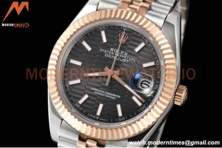 Rolex - Datejust 126331 41mm Jub Flt RG/SS Grey/Stk GDF MY8215