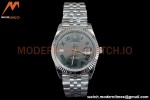 Rolex - Datejust 126334 41mm Wimbledon Jub Flt 904L SS/SS Grey/Rmn VSF VS3235
