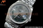 Rolex - Datejust 126334 41mm Wimbledon Jub Flt 904L SS/SS Grey/Rmn VSF VS3235