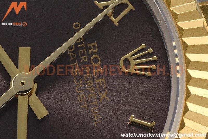 Rolex - Datejust Ladies 278273 31mm Jub Flt YG/SS Brown/Rmn GDF MY8215