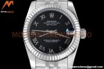 Rolex - Datejust Ladies 278274 31mm Jub Flt SS/SS Blk/Rmn GDF MY8215