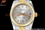 Rolex - Datejust Ladies 278273 31mm Jub Flt YG/SS Silv/Rmn GDF MY8215