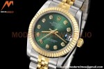 Rolex - Datejust Ladies 278273 31mm Jub Flt YG/SS Green/Dia GDF MY8215