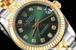Rolex - Datejust Ladies 278273 31mm Jub Flt YG/SS Green/Dia GDF MY8215