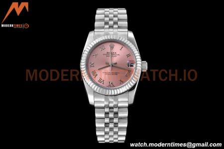 Rolex - Datejust Ladies 278274 31mm Jub Flt SS/SS Pink/Rmn GDF MY8215