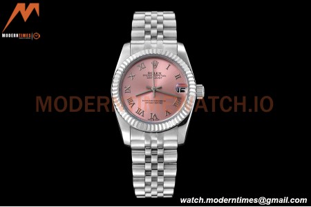 Rolex - Datejust Ladies 278274 31mm Jub Flt SS/SS Pink/Rmn GDF MY8215