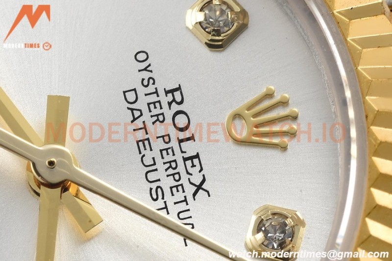 Rolex - Datejust Ladies 278273 31mm Jub Flt YG/SS Silv/Dia GDF MY8215
