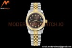 Rolex - Datejust Ladies 278273 31mm Jub Flt YG/SS Brown/Dia GDF MY8215