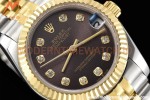 Rolex - Datejust Ladies 278273 31mm Jub Flt YG/SS Brown/Dia GDF MY8215