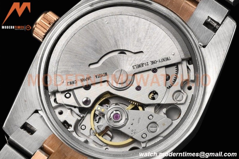 Rolex - Datejust Ladies 278271 31mm Jub Flt RG/SS Brn/Dia GDF MY8215